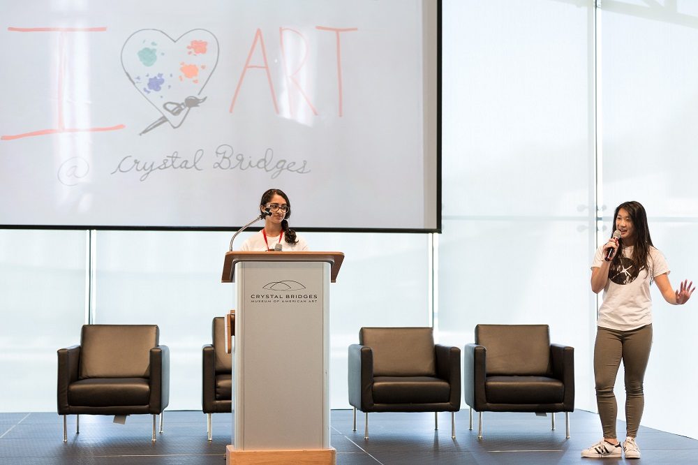 Photo by Marc F. Henning<br />Teen Convening event on April 1, 2017, at Crystal Bridges Museum of American Art in Bentonville, Ark.