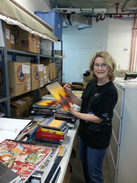 headshot of a volunteer working in the museum store inventory