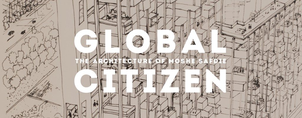 Moshe Safdie's architectural sketch with 