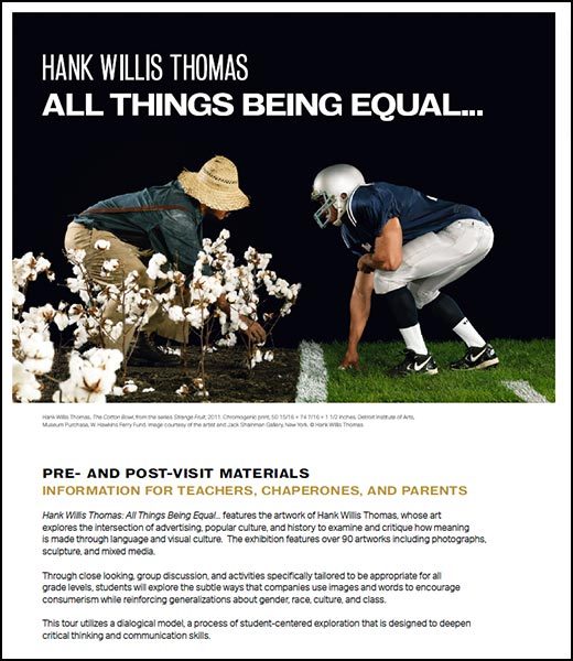 Exhibition flyer for 