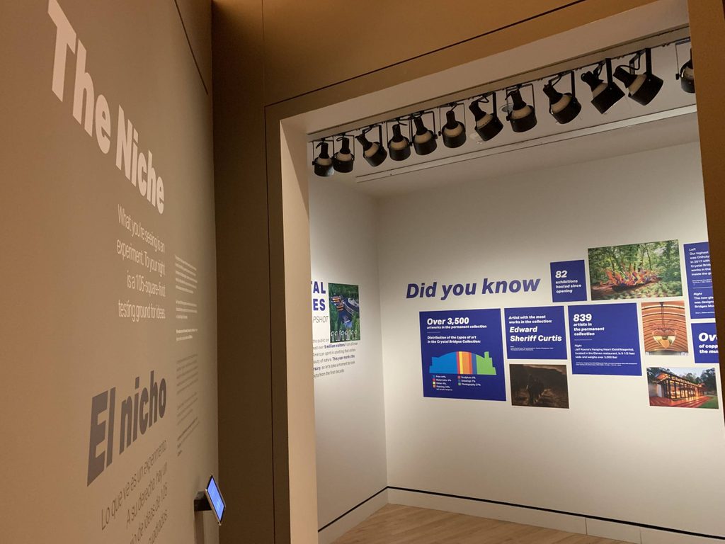 the niche gallery space