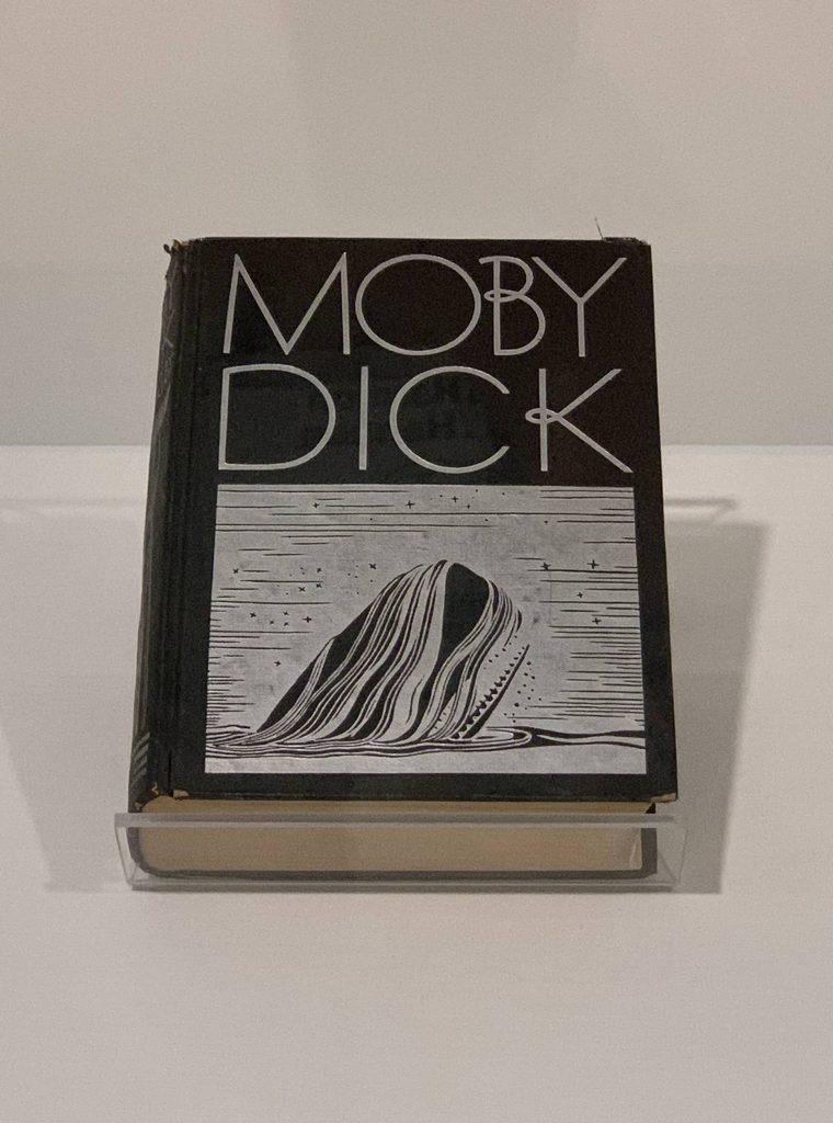 image of a cover of the book Moby Dick by Herman Melville; found in the Crystal Bridges Library collection