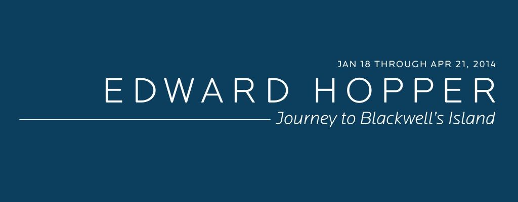 Edward Hopper exhibition banner, 