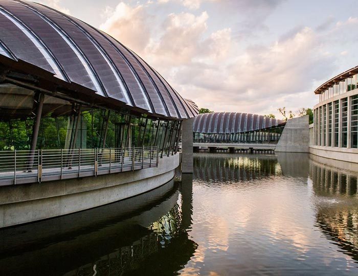 Crystal Bridges architecture