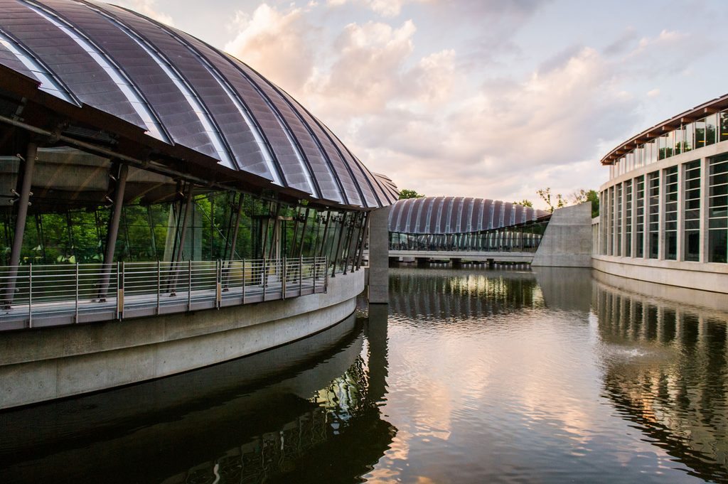 Crystal Bridges architecture