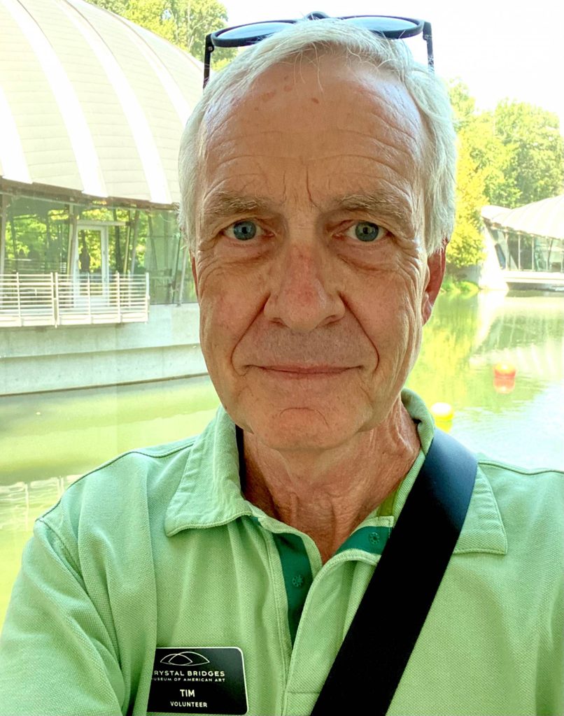 headshot of a volunteer at crystal bridges